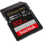 SanDisk memory card 512 GB SDXC UHS-II Class 10 - (SDSDXEP-512G-GN4IN)