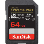 SanDisk memory card 64 GB SDXC UHS-II Class 10 - (SDSDXEP-064G-GN4IN)