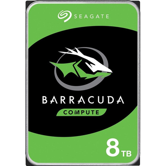 Seagate BarraCuda internal hard drive 8 TB 5400 RPM 256 MB 3.5'' Serial ATA III - (ST8000DM004)