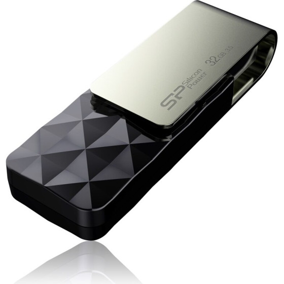 Silicon Power Blaze B30 USB flash drive 32 GB USB Type-A 3.0 (3.1 Gen 1) Black - (SP032GBUF3B30V1K)