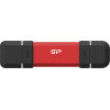 Silicon Power DS72 USB flash drive 500 GB USB Type-A / USB Type-C 3.2 Gen 2 (3.1 Gen 2) Red - (SP500GBUC3S72VPR)