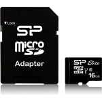 Silicon Power Elite memory card 16 GB MicroSDHC Class 10 UHS-I - (SP016GBSTHBU1V10SP)