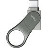 Silicon Power Mobile C80 USB flash drive 64 GB USB Type-A / USB Type-C 3.0 (3.1 Gen 1) Titanium - (SP064GBUC3C80V1S)