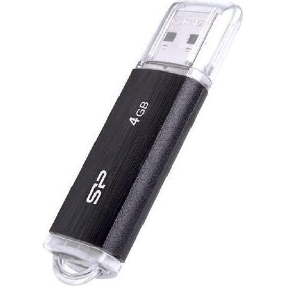 Silicon Power Ultima U02 Pendrive USB flash drive 4 GB USB 2.0 Black - (SP004GBUF2U02V1K)