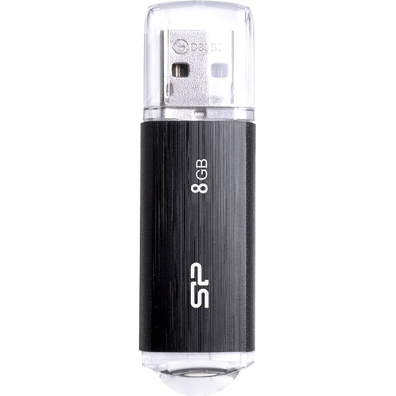 Silicon Power Ultima U02 Pendrive USB flash drive 8 GB USB 2.0 Black - (SP008GBUF2U02V1K)