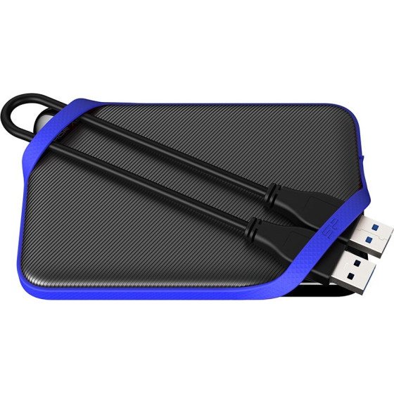 Silicon Power A62 external hard drive 1000 GB Black, Blue - (SP010TBPHD62SS3B)