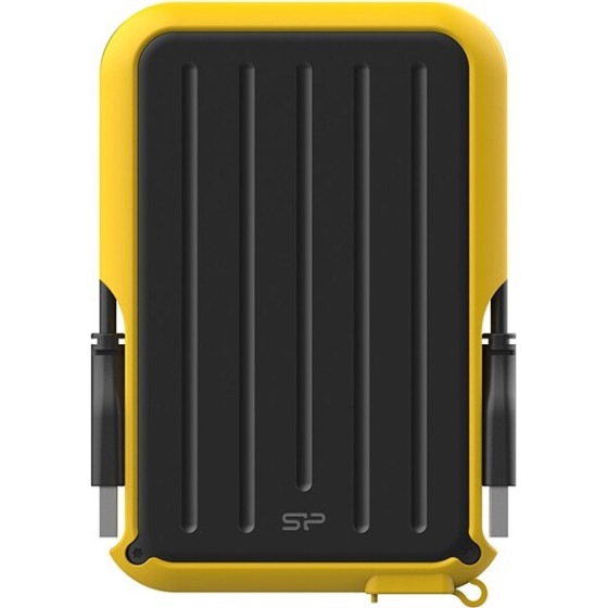 Silicon Power A66 external hard drive 1000 GB Black, Yellow - (SP010TBPHD66SS3Y)