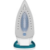 Tefal EasyGliss Plus iron Dry & Steam iron Durilium soleplate 2400 W Turquoise, White - (FV5718)