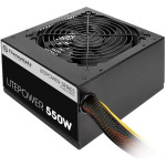 Thermaltake Litepower II Black 550W (Active PFC, 2xPEG, 120mm). - (PS-LTP-0550NPCNEU-2)