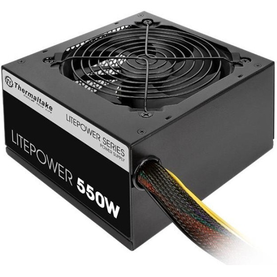 Thermaltake Litepower II Black 550W (Active PFC, 2xPEG, 120mm). - (PS-LTP-0550NPCNEU-2)