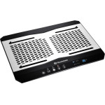 Thermaltake laptop cooling pad 1300 RPM Aluminium, Black - (CL-N002-PL12BL-A)