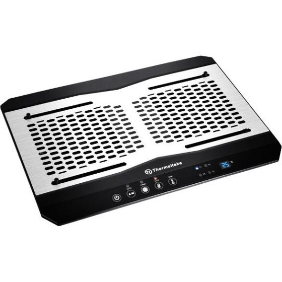 Thermaltake laptop cooling pad 1300 RPM Aluminium, Black - (CL-N002-PL12BL-A)