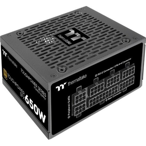 Thermaltake Toughpower SFX 650W Gold power supply unit 20+4 pin ATX Black - (PS-STP-0650FNFAGE-1)