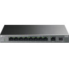 TP-LINK LiteWave 10-Port Gigabit Desktop Switch with 8-Port PoE+ - (LS1210GP)