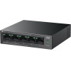 TP-LINK LiteWave LS105P Unmanaged Fast Ethernet (10/100) Power over Ethernet (PoE) Black - (LS105LP)