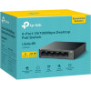 TP-LINK LiteWave LS105P Unmanaged Fast Ethernet (10/100) Power over Ethernet (PoE) Black - (LS105LP)
