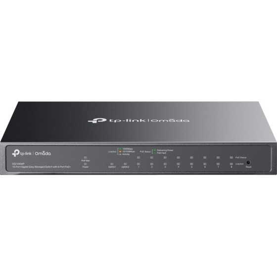 TP-LINK Omada 10-Port Gigabit Easy Managed Switch with 8-Port PoE+ - (ES210GMP)