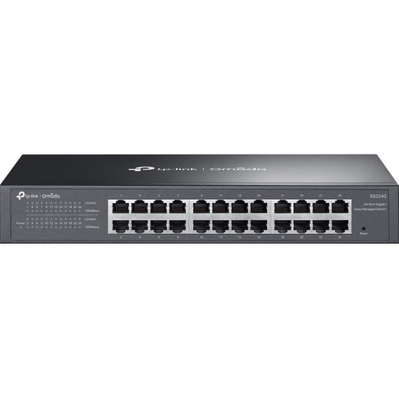 TP-LINK Omada network switch Managed L2 Gigabit Ethernet (10/100/1000) Black - (ES224G)