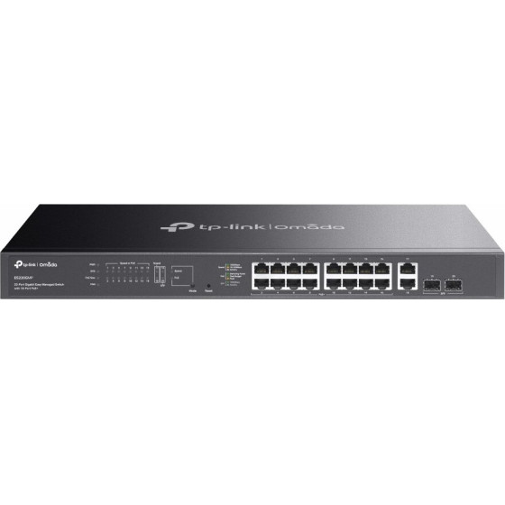 TP-LINK Omada network switch Managed L2 Gigabit Ethernet (10/100/1000) Power over Ethernet (PoE) Black - (ES220GMP)