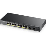 ZyXEL GS1100-10HP v2 Unmanaged Gigabit Ethernet (10/100/1000) Power over Ethernet (PoE) Black - (GS1100-10HP-EU0102F)