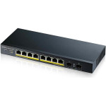 ZyXEL GS1900-10HP Managed L2 Gigabit Ethernet (10/100/1000) Power over Ethernet (PoE) Black - (GS1900-10HP-EU0102F)