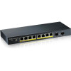 ZyXEL GS1900-10HP Managed L2 Gigabit Ethernet (10/100/1000) Power over Ethernet (PoE) Black - (GS1900-10HP-EU0102F)