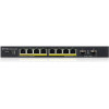 ZyXEL GS1900-10HP Managed L2 Gigabit Ethernet (10/100/1000) Power over Ethernet (PoE) Black - (GS1900-10HP-EU0102F)