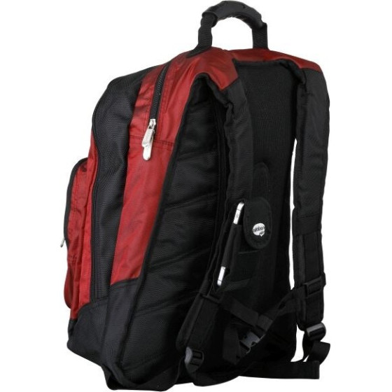 Addison Notebook Case 39.6 Cm (15.6'') Backpack Black, Burgundy - (311015)