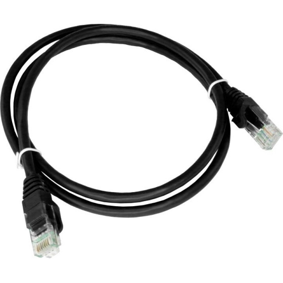 ALANTEC KKU5CZA1 Networking Cable Black 0.25 m Cat5e U/Utp (UTP) - (KKU5CZA0.25)