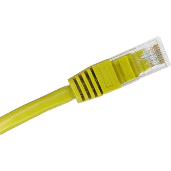 ALANTEC KKU5CZA1 Networking Cable Yellow 0.25 m Cat5e U/Utp (UTP) - (KKU5ZOL0.25)