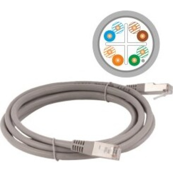ALANTEC Networking Cable Grey 5 m Cat6 F/Utp (FTP) - (KKS6SZA5.0)