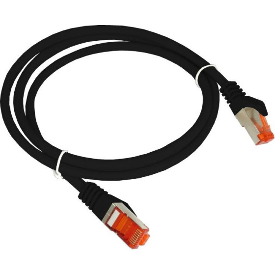 ALANTEC Patch-Cord F/Utp cat.6 Pvc 0.5m Black - (KKS6CZA0.5)