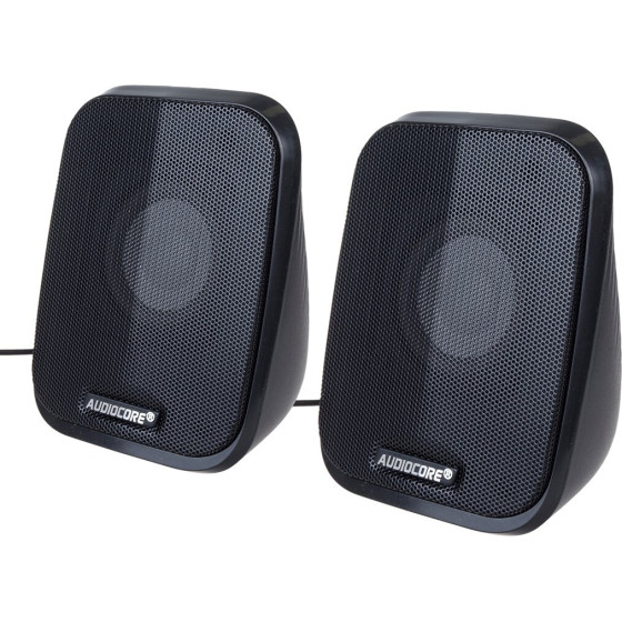 AUDIOCORE 2.0 Stereo Speakers With Led Backlighting For Pc Laptop Smartphone - (AC835)