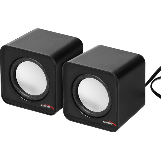 AUDIOCORE AC870 B 2-Way 3 W Black, Gray Wired - (AC870B)