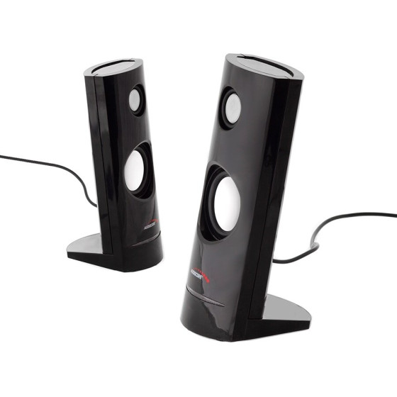 AUDIOCORE Loudspeaker 2-Way 4 W Black Wired - (AC860)