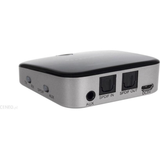 AUDIOCORE Odbiornik Bluetooth 5.0 Aux Baseus Qiyin (black) - (AC830)