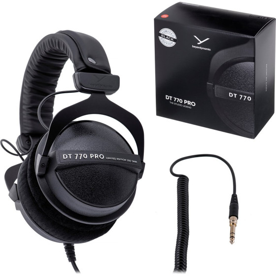 Beyerdynamic Dt 770 Pro 250 Ohm Black Limited Edition - Closed Studio Headphones - (43000221)