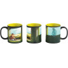 Cenega Publishing Heat Reveal Mug Good Loot Cyberpunk 2077 Game Art Chronicles - V & Edward Hopper 450 Ml Black, Yellow - (5908305247647)