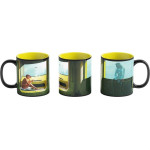 Cenega Publishing Heat Reveal Mug Good Loot Cyberpunk 2077 Game Art Chronicles - V & Edward Hopper 450 Ml Black, Yellow - (5908305247647)