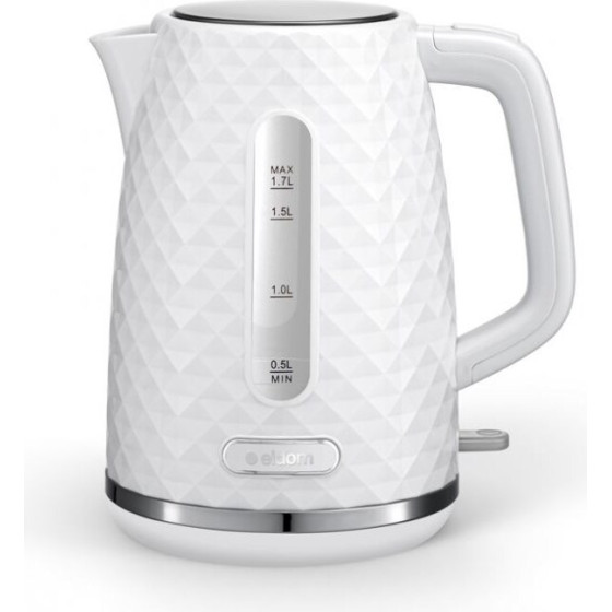 ELDOM Elli Electric Kettle 1.7 L 2200 W White - (C280B)