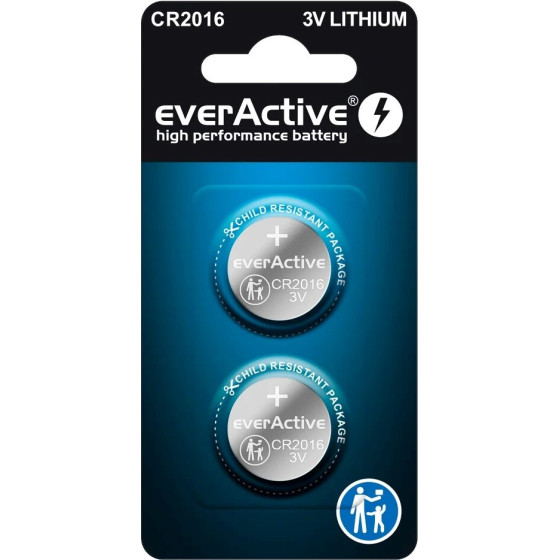 EVERACTIVE Lithium Batteries Mini CR2016 Blister 2 pcs. - (CR20162BL)