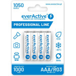 EVERACTIVE Rechargeable Batteries Ni-Mh R03 Aaa 1050 Mah Professional Line - (EVHRL03-1050)