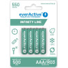 EVERACTIVE Rechargeable Batteries Ni-Mh R03 Aaa 550 Mah Infinity Line - (EVHRL03-550)