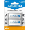 EVERACTIVE Rechargeable Batteries Ni-Mh R14 C 5000 Mah Professional Line - (EVHRL14-5000)