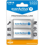 EVERACTIVE Rechargeable Batteries Ni-Mh R14 C 5000 Mah Professional Line - (EVHRL14-5000)