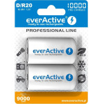 EVERACTIVE Rechargeable Batteries R20/D Ni-Mh 10000 Mah Ready To Use - (EVHRL20-10000)