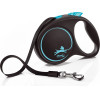 flexi Automatic Leash Black Design M 5 m, Blue