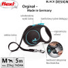 flexi Automatic Leash Black Design M 5 m, Blue
