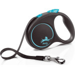 flexi Automatic Leash Black Design S 5 m, Blue