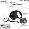 flexi Black Design M 5 m Dog Retractable lead